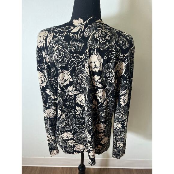 Leo & Ugo Floal Long Sleeve Knit Top Sz 5 - Picture 4 of 6